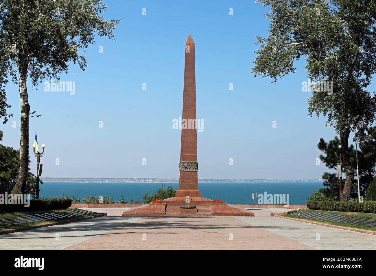 Denkmal für den unbekannten Matrosen, Odesa (Ukraine) Stockfoto