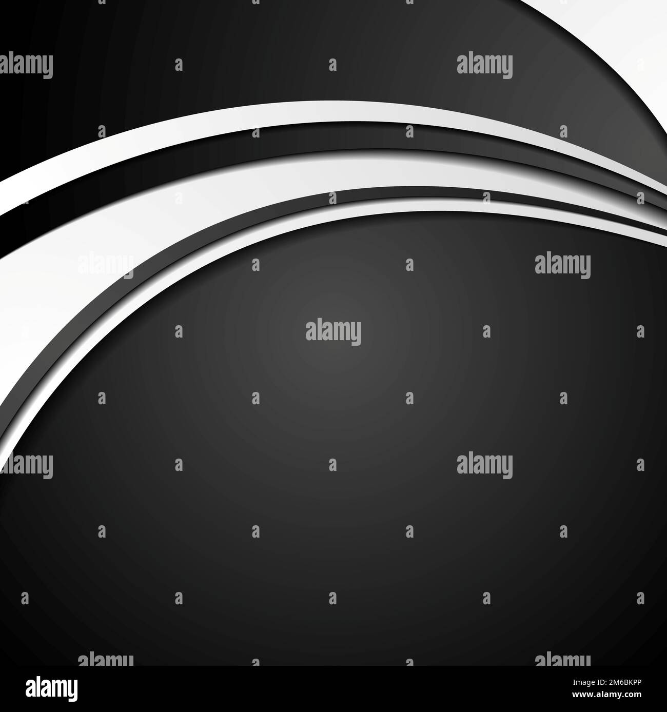 Schwarz-Weiß abstrakter Unternehmenshintergrund Stockfoto