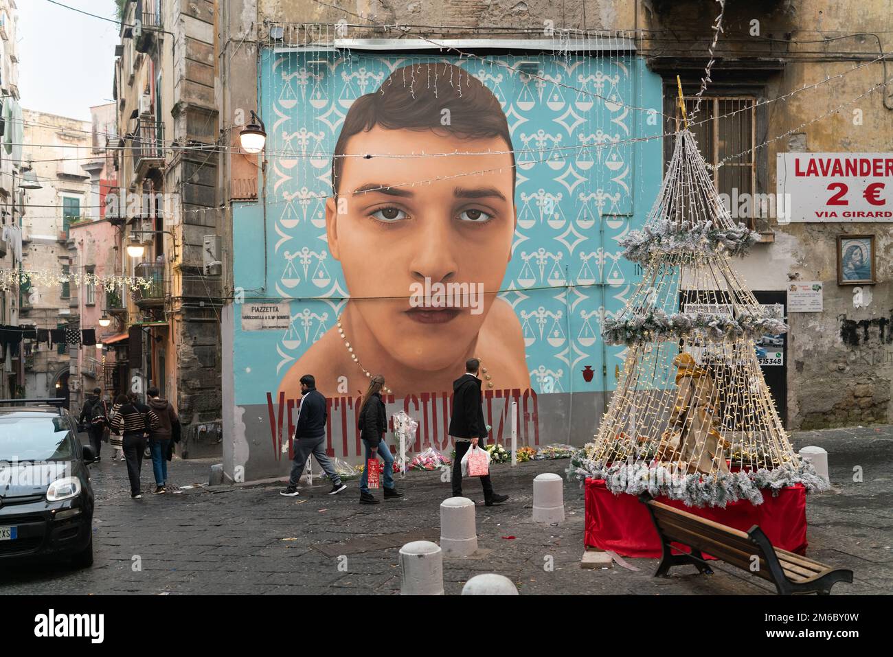 Spanisches Viertel, Neapel, Italien Stockfoto