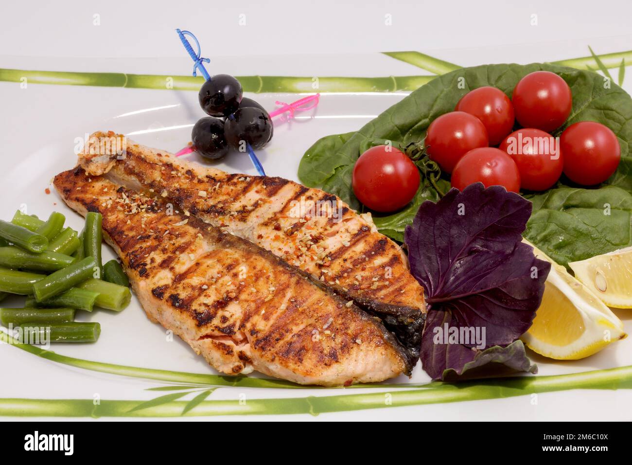 Frisch gekochter Fisch Stockfoto