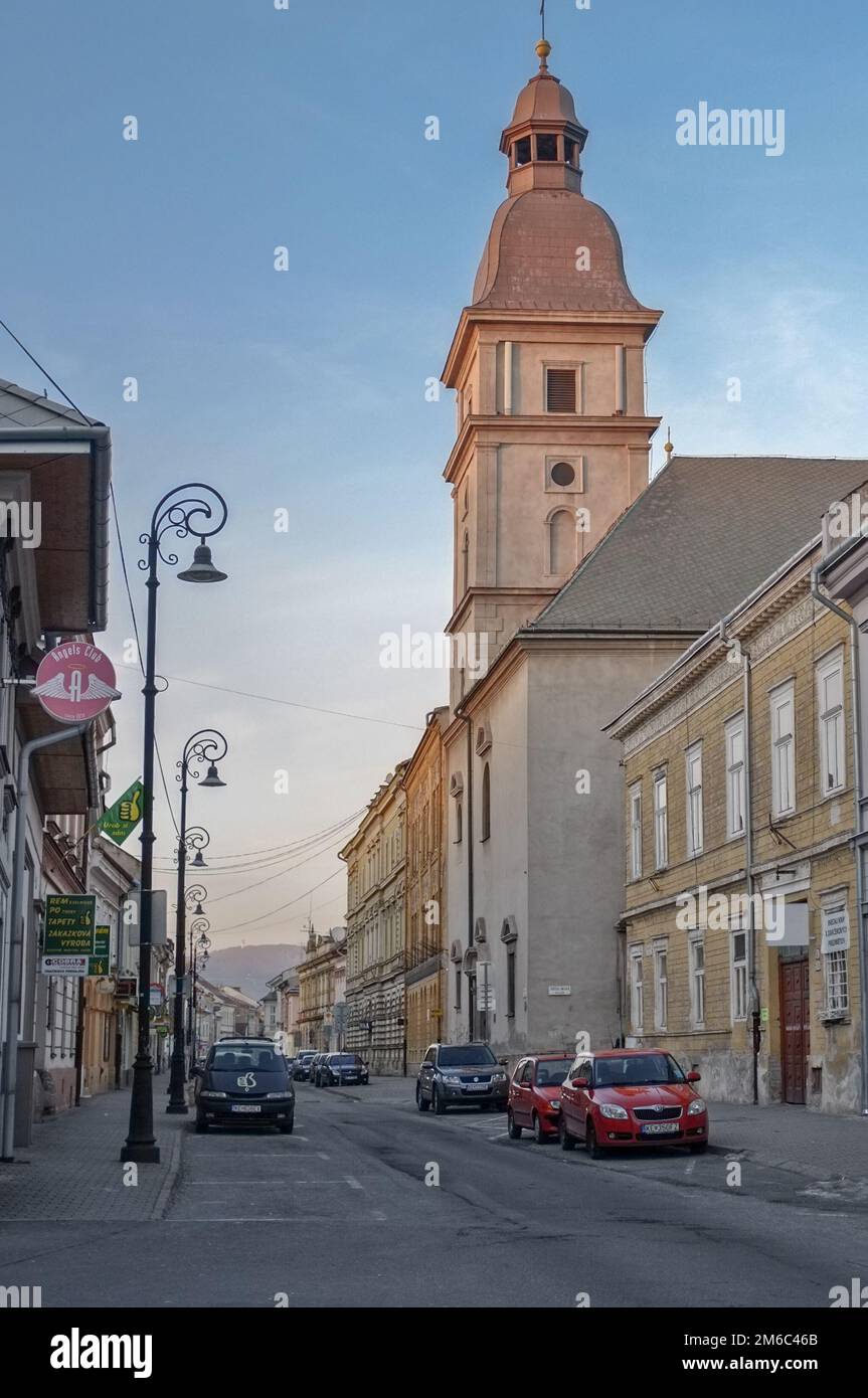 Kirche in der Altstadt von Kosice (Slowakei) Stockfoto