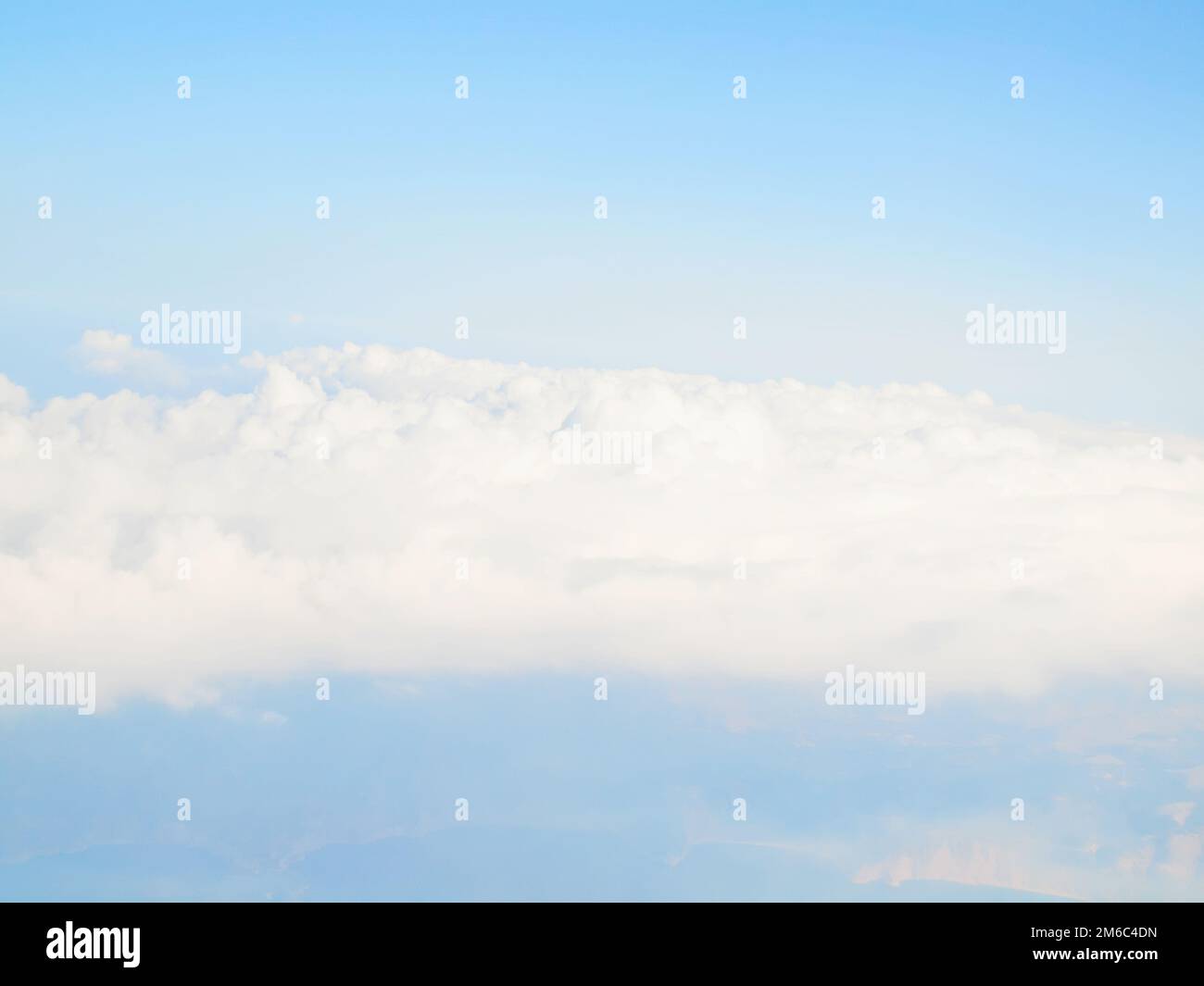 Wolken blauer Hintergrund Stockfoto
