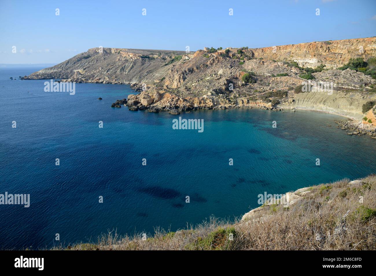 Fomm Ir-Rih Bay, Malta Stockfoto