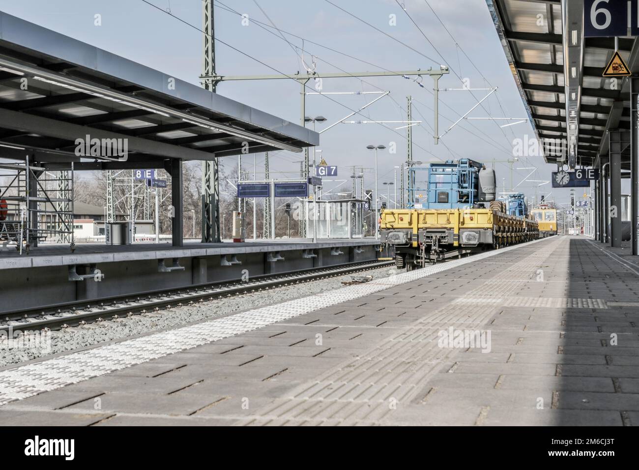Die Deutsche Bahn baut den Eisenbahnknoten Magdeburg im Rahmen der 2