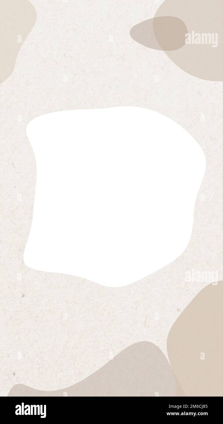 Weiche Grafik mit braunen und beigen Farben für Beiträge in sozialen Medien und Hintergründe Stockfoto