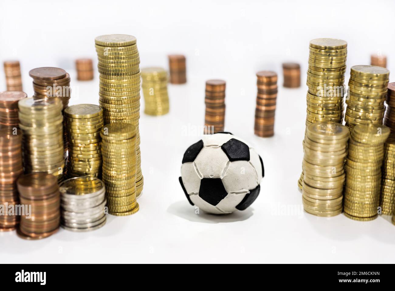 Abstraktes Foto Made Pro Play Clay. Stockfoto