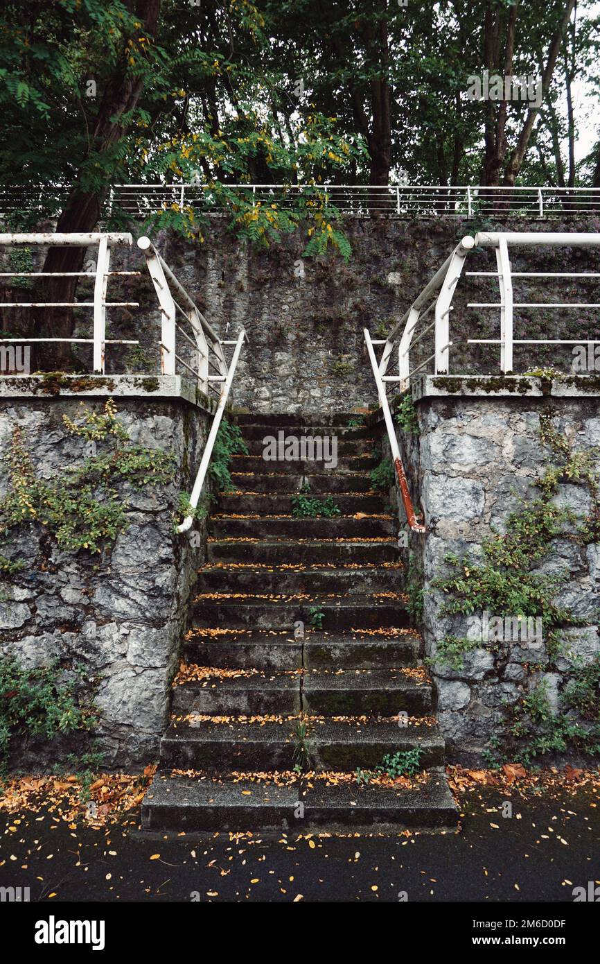 Architektur der Treppenstruktur Stockfoto