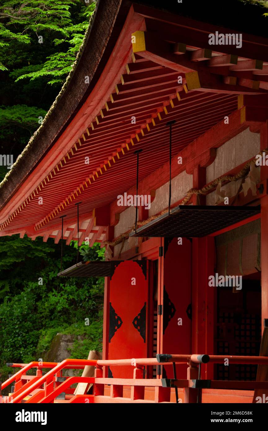 Gebäude am Konpirasan-Schrein, Kagawa, Shikoku. Stockfoto