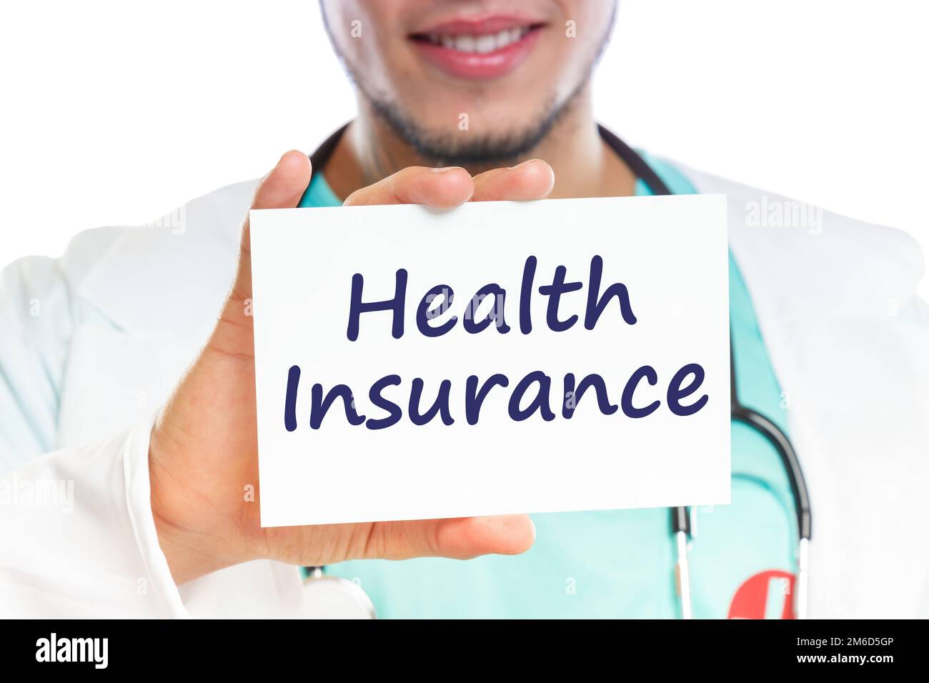 Arzt Krankenversicherung Medizinisches Konzept Krankheit gesund Stockfoto