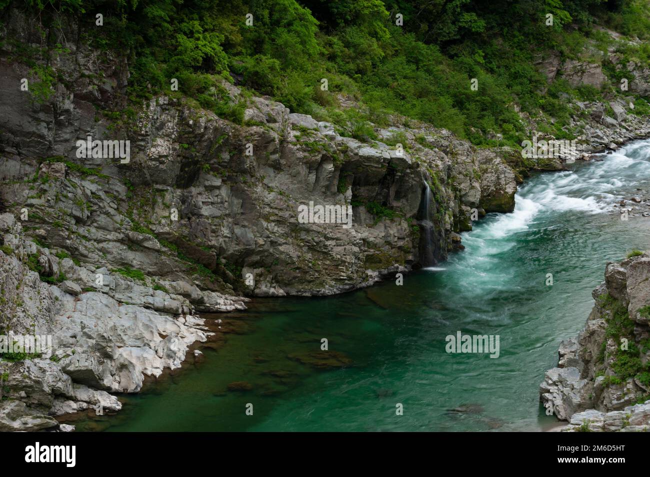 Oboke-Schlucht, Iya-Tal, Shikoku, Japn Stockfoto