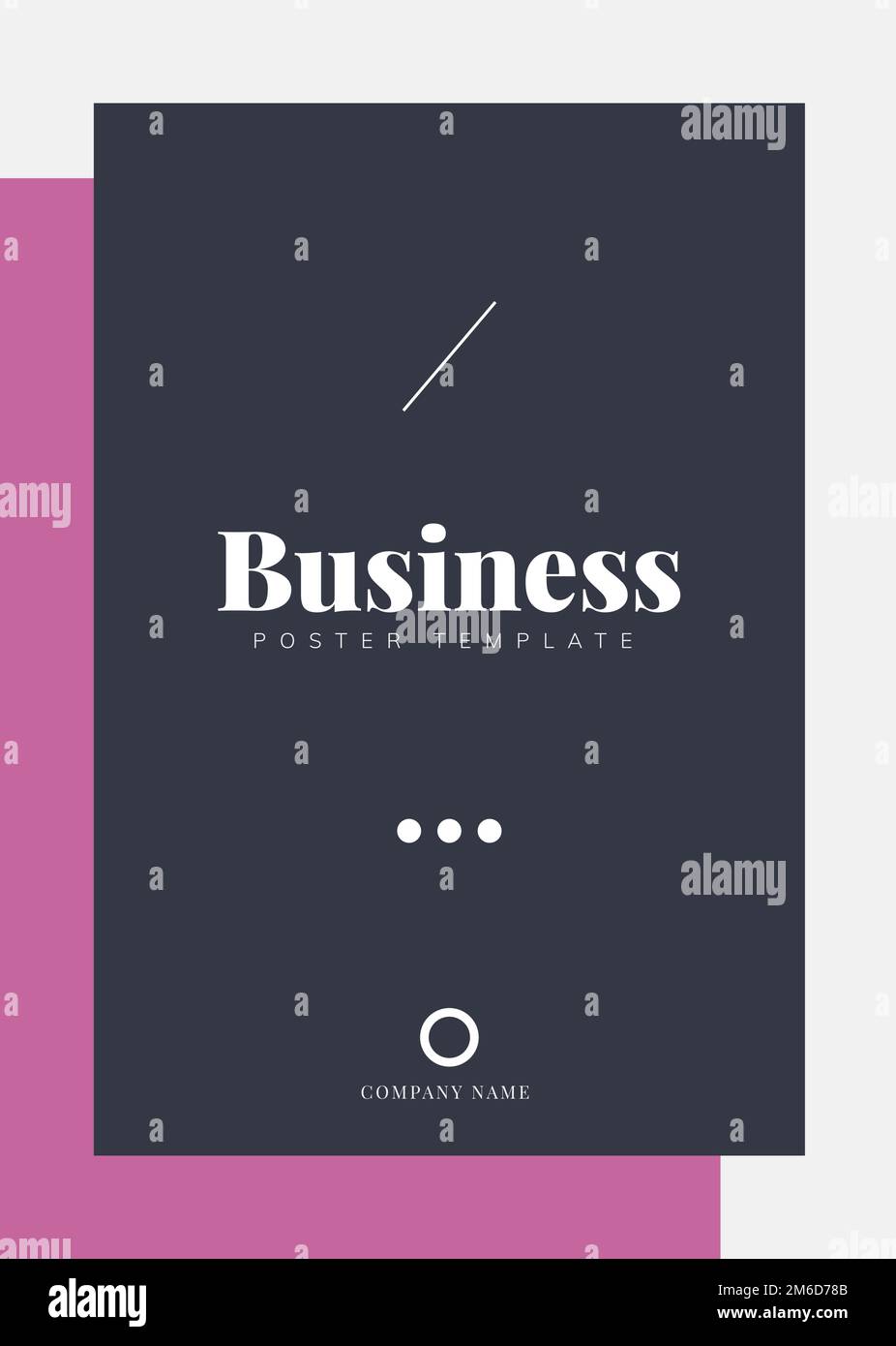 Business Flyer Vorlage Mockup Vektor Stock Vektor