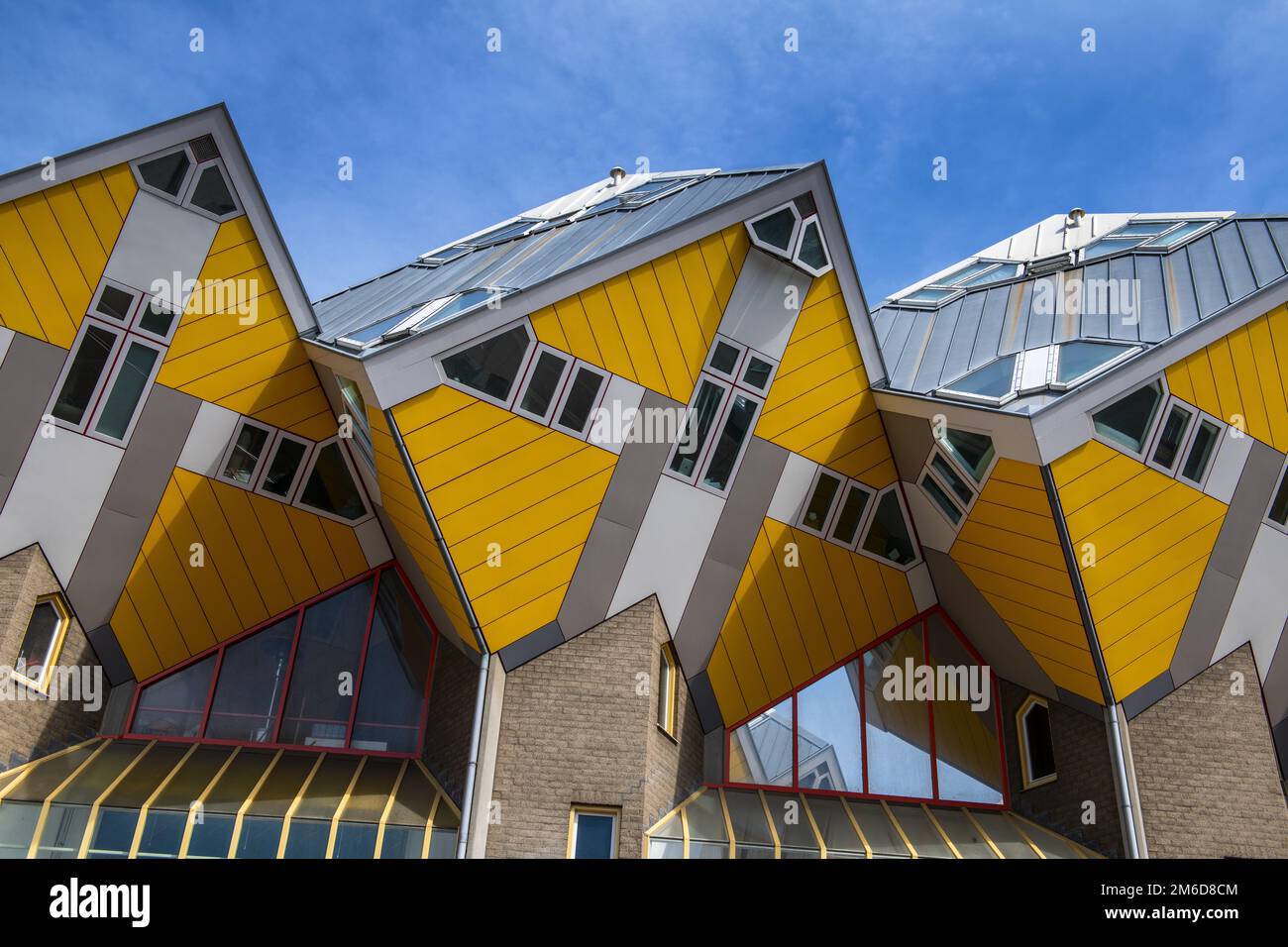 ROTTERDAM, NIEDERLANDE - 8. November 2018 : Würfelhäuser. Eine Reihe innovativer Häuser, die von Arc entworfen wurden Stockfoto