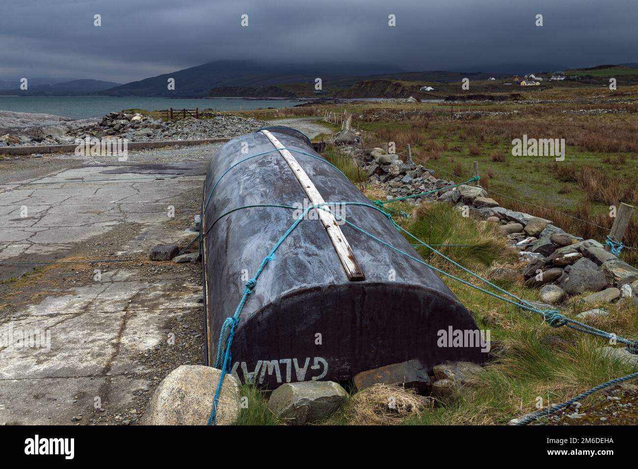 Inishbofin Island an der Westküste Irlands. Stockfoto
