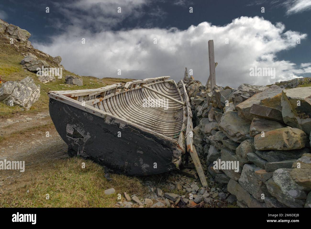 Inishbofin Island an der Westküste Irlands. Stockfoto