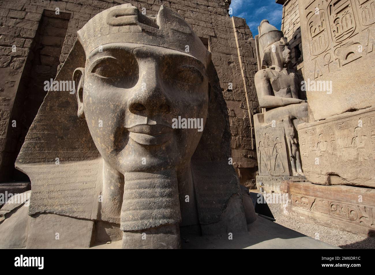 Luxor-Tempel-Ägypten Stockfoto