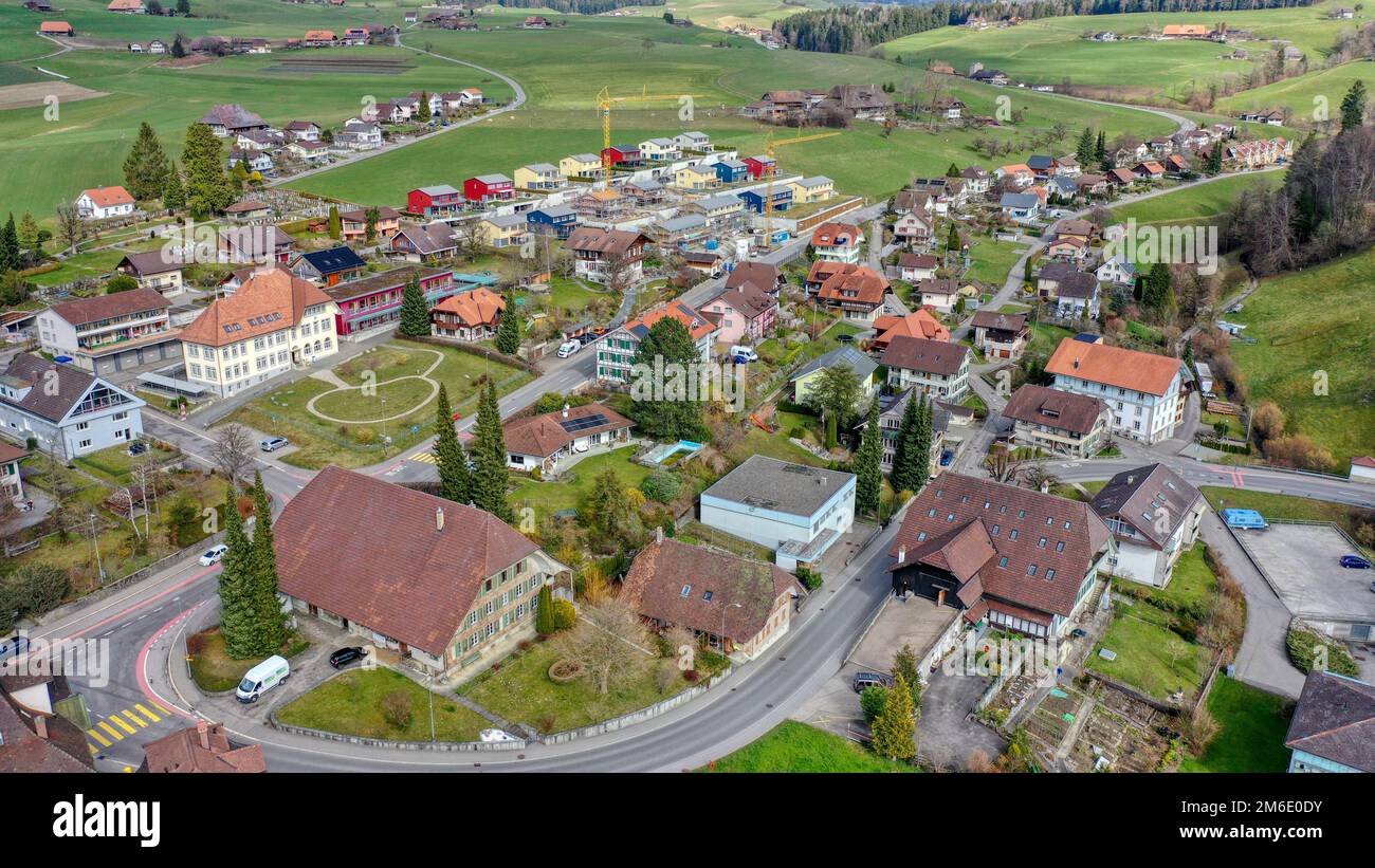 Biglen, Kanton Bern, Schweiz Stockfoto