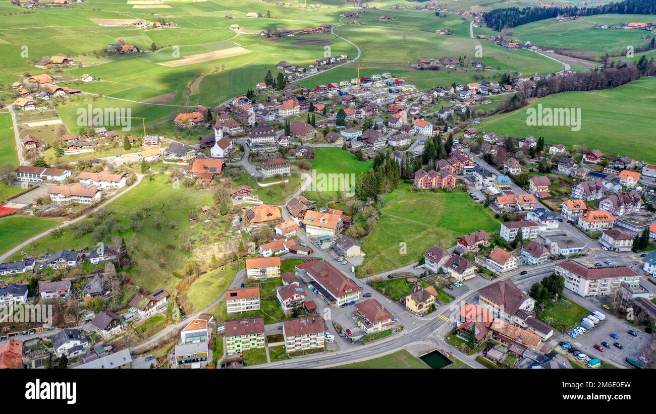 Biglen, Kanton Bern, Schweiz Stockfoto