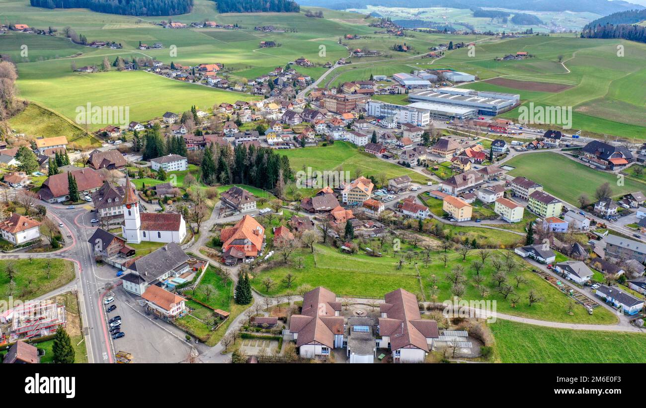 Biglen, Kanton Bern, Schweiz Stockfoto
