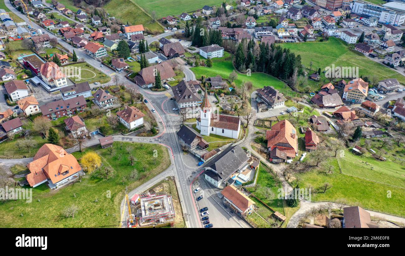 Biglen, Kanton Bern, Schweiz Stockfoto