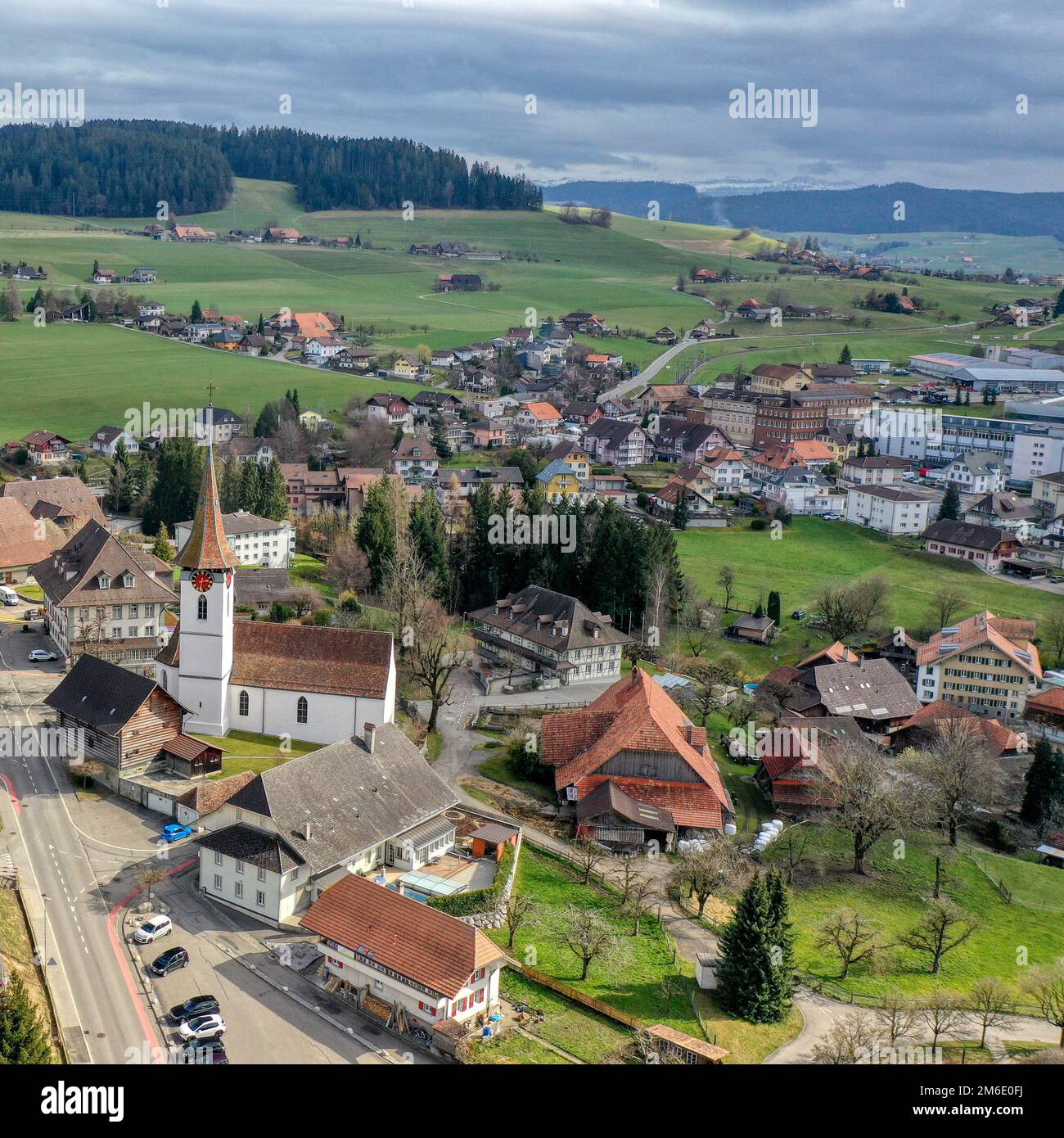 Biglen, Kanton Bern, Schweiz Stockfoto