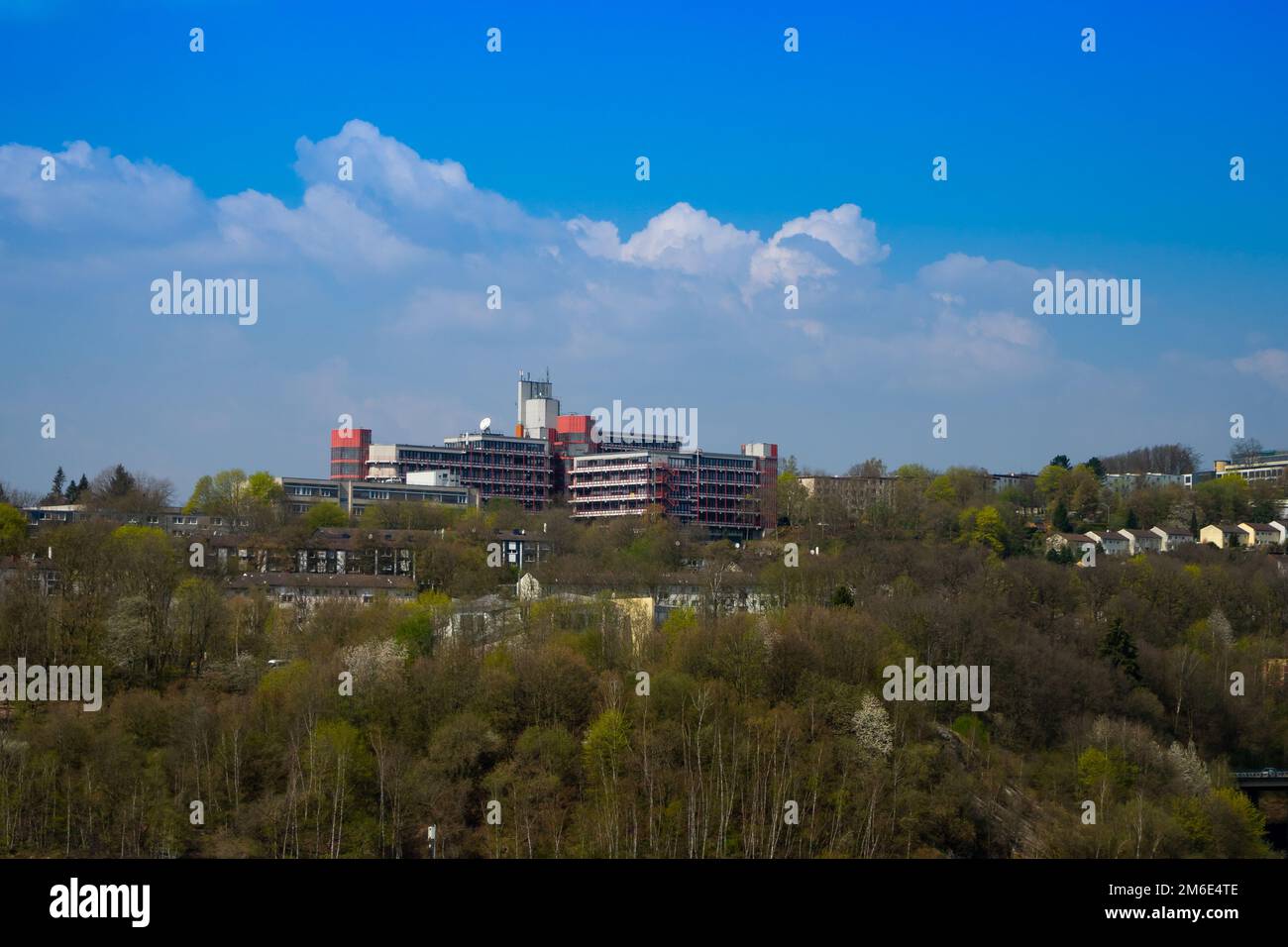 Universität Siegen Hoelderlin Campus AVZ, offene Sicht Stockfoto