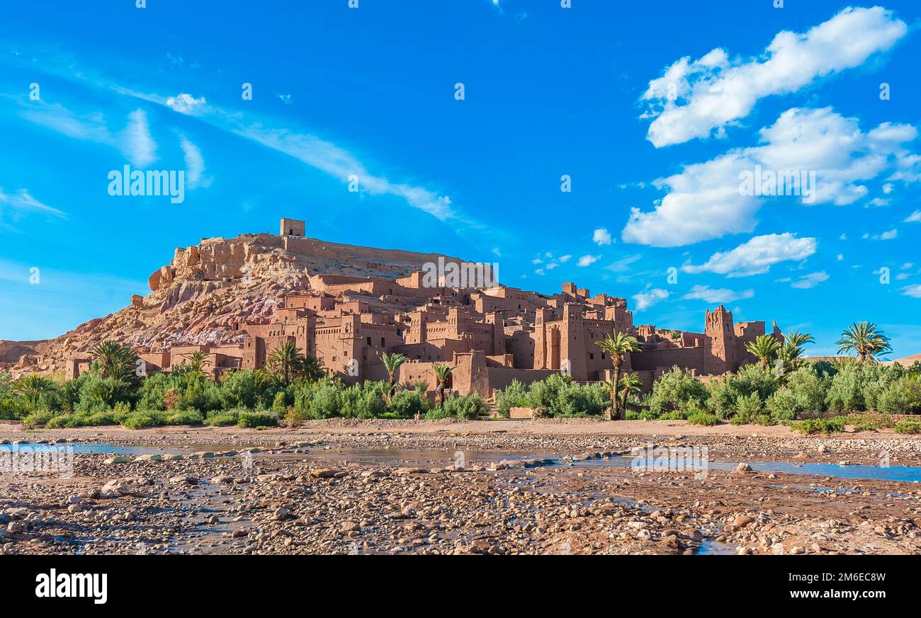 Ait Benhaddou, traditionelle Berber Kasbah, Marokko Stockfoto