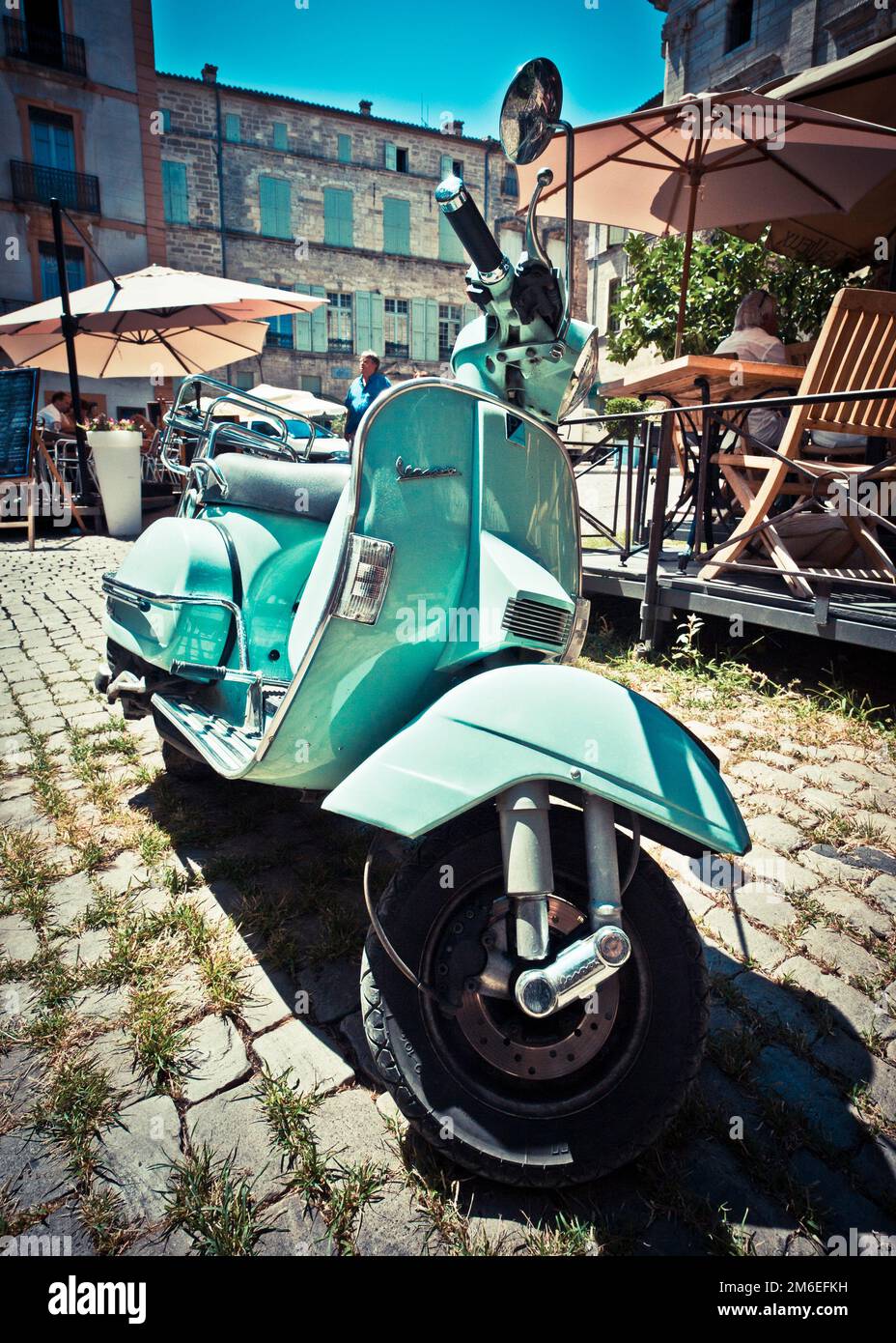 Vespa Motorroller Stockfoto