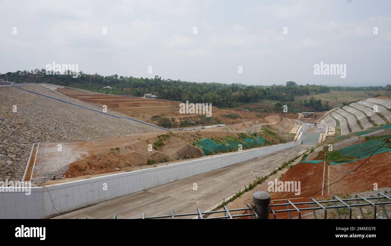 Gondang Reservoir, Karanganyar Zentral-Java Indonesien Stockfoto