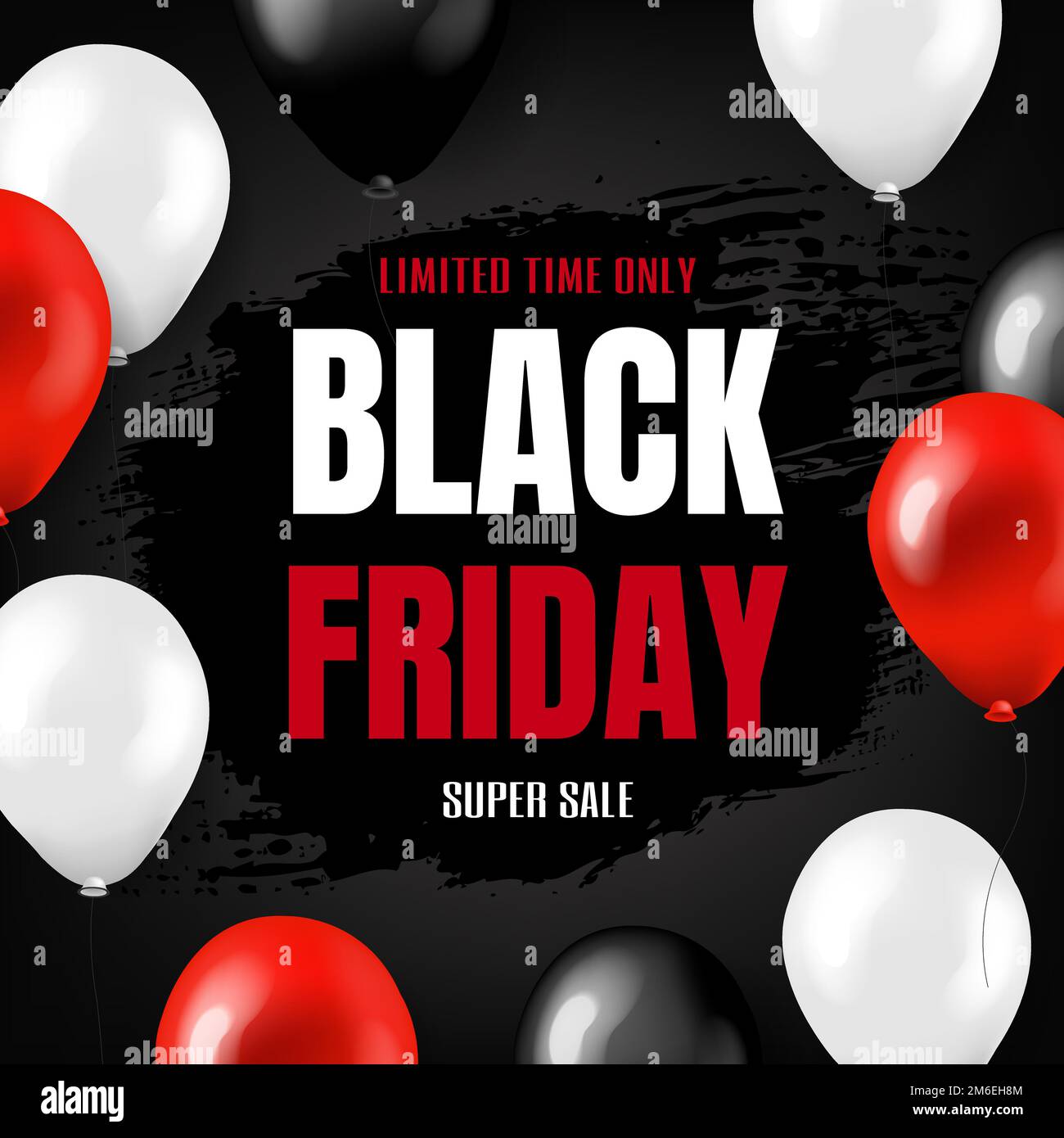 „Black Friday Big Sale“-Poster Stockfoto
