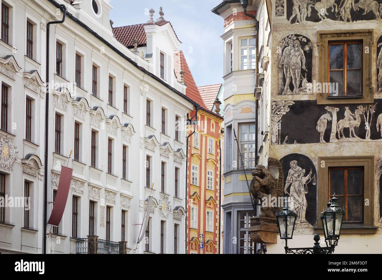 Historische Altstadt Prager Gebäude, Tschechische Republik Stockfoto