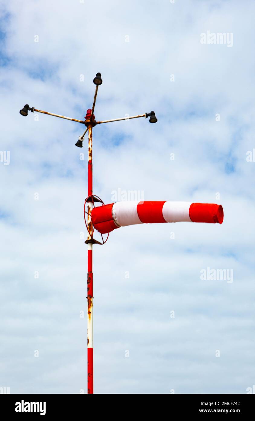 Windmessung Stockfoto