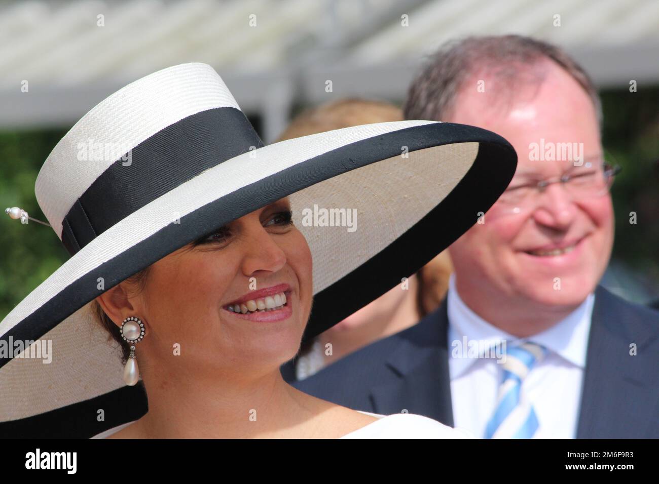 Königlicher Besuch in Oldenburg Stockfoto