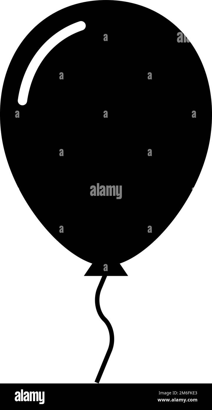 Silhouettensymbol für Stücklistensymbol. Dekoration des Veranstaltungsdesigns. Bearbeitbarer Vektor. Stock Vektor