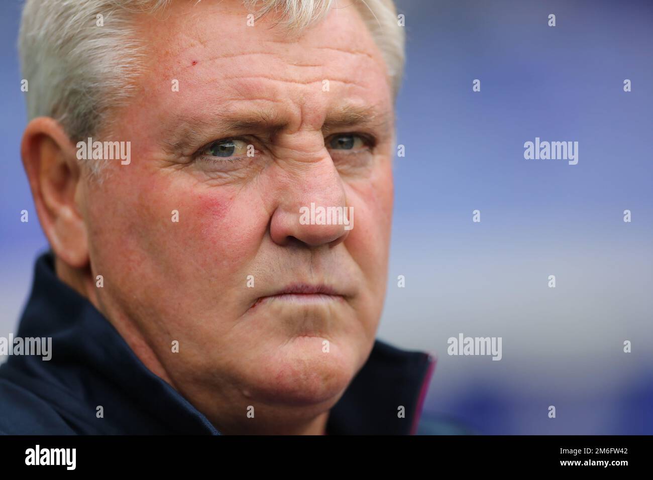 Manager von Aston Villa, Steve Bruce - Birmingham City gegen Aston Villa, Sky Bet Championship, St Andrew's, Birmingham - 30. Oktober 2016. Stockfoto