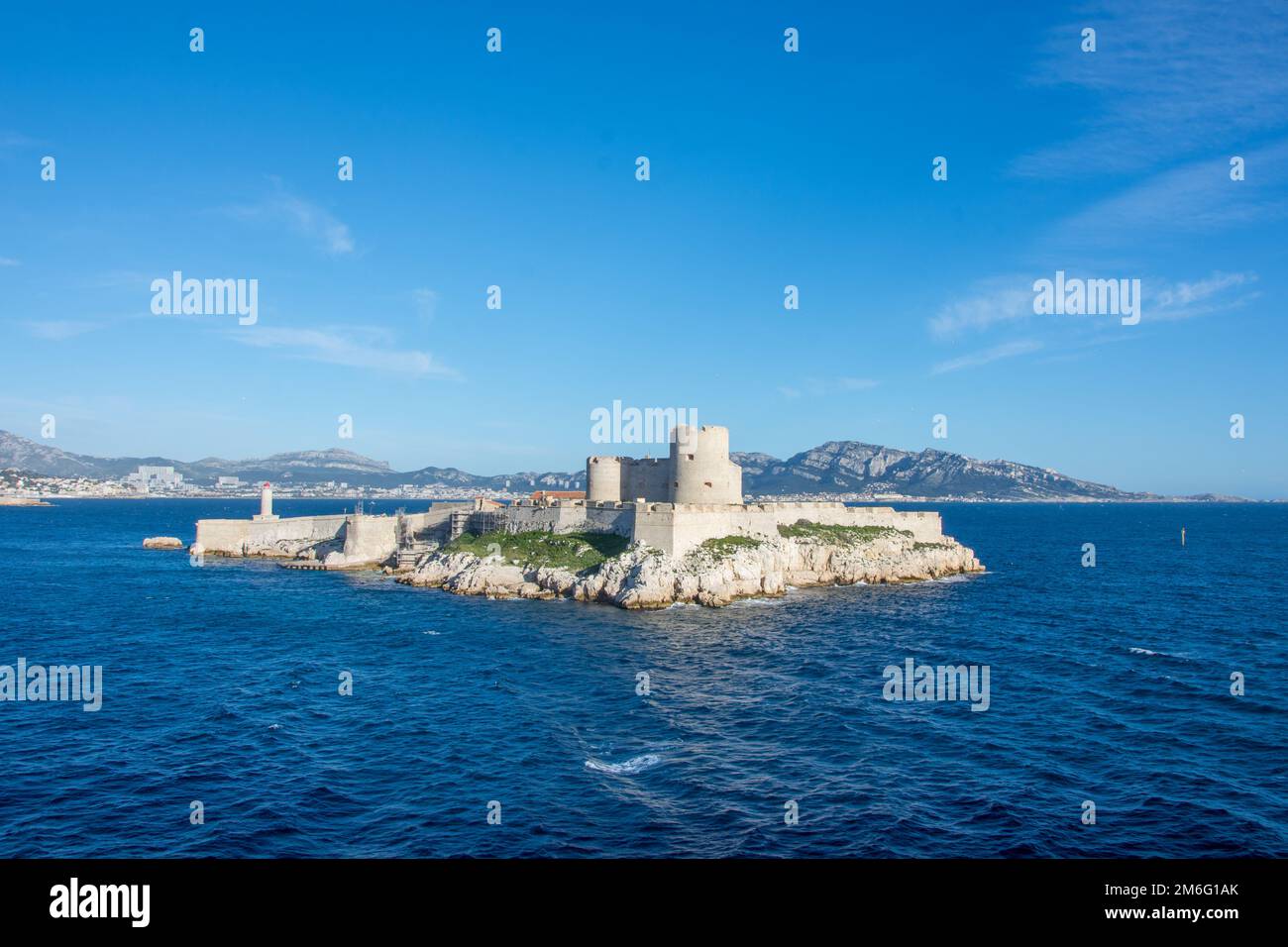 Entdecken Sie den Hafen von Marseille und die Inseln der Region, Frankreich Stockfoto