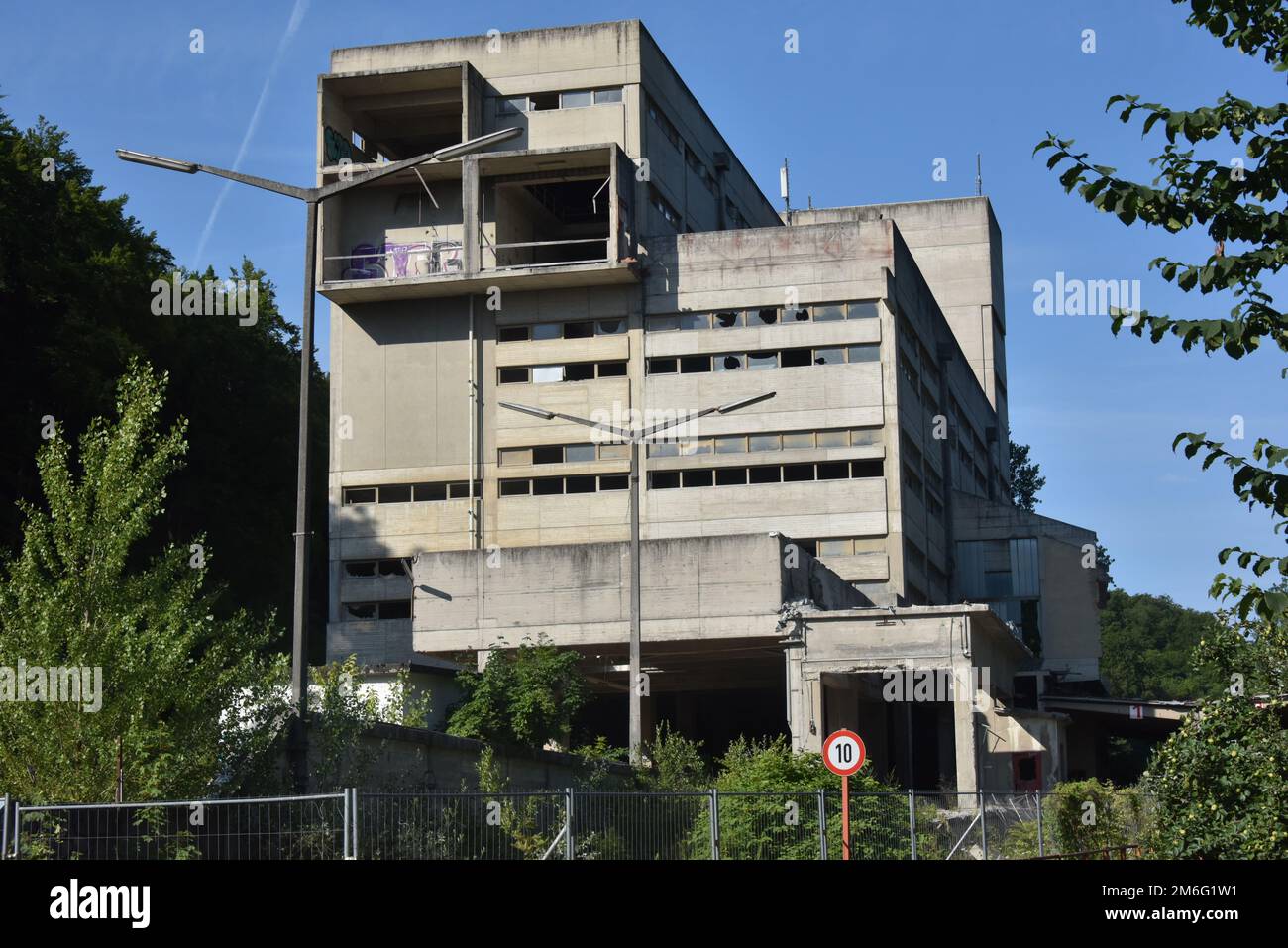 Ehemalige Zementfabrik in wien österreich Stockfoto