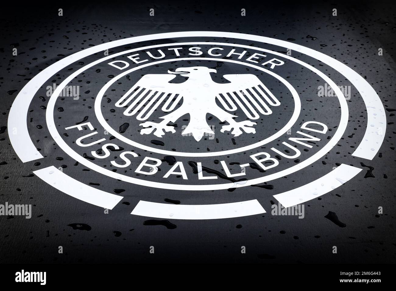 Emblem der deutschen Fußballnationalmannschaft - Deutschland gegen England, International Friendly, Signal Iduna Park, Dortmund - 22. März 2017. Stockfoto