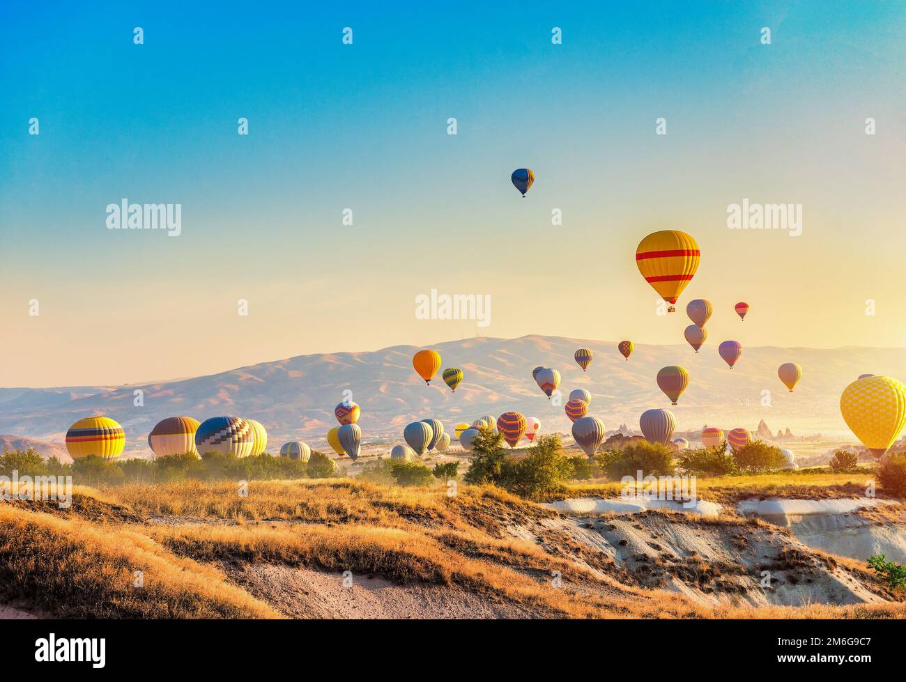 Sonne und Luftballons Stockfoto Sonne und Luftballons Stockfoto