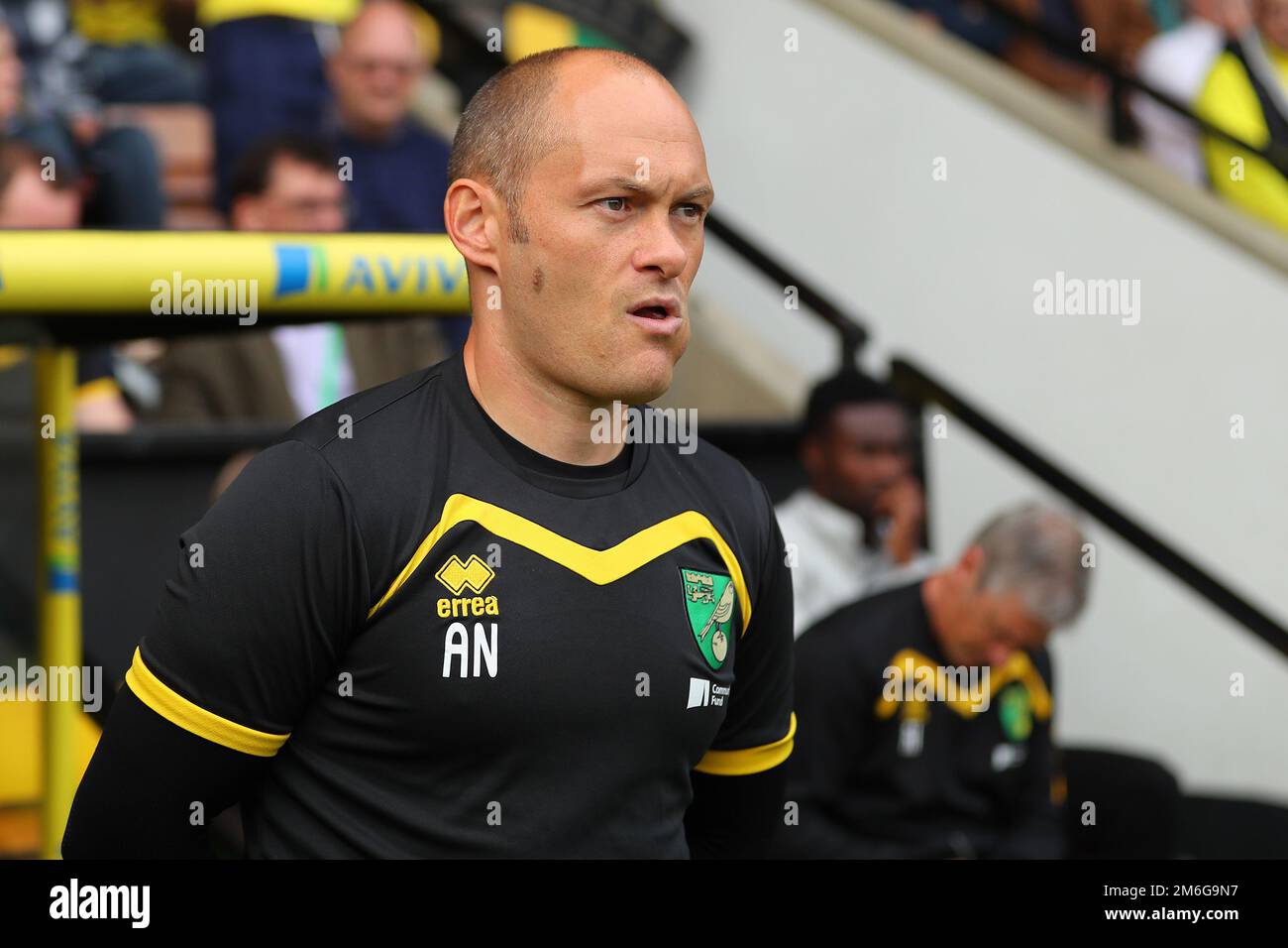 Manager von Norwich City, Alex Neil - Norwich City gegen Burton Albion, Sky Bet Championship, Carrow Road, Norwich - 24. September 2016. Stockfoto