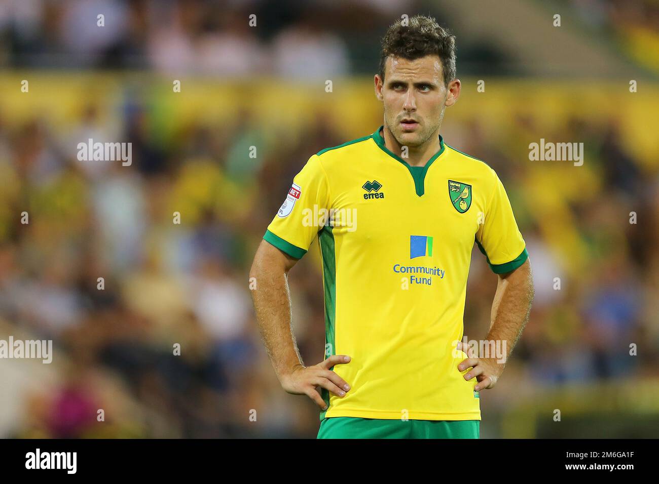 Tony Andreu aus Norwich City - Norwich City / Coventry City, zweite Runde des englischen Football League Cup, Carrow Road, Norwich - 23. August 2016. Stockfoto