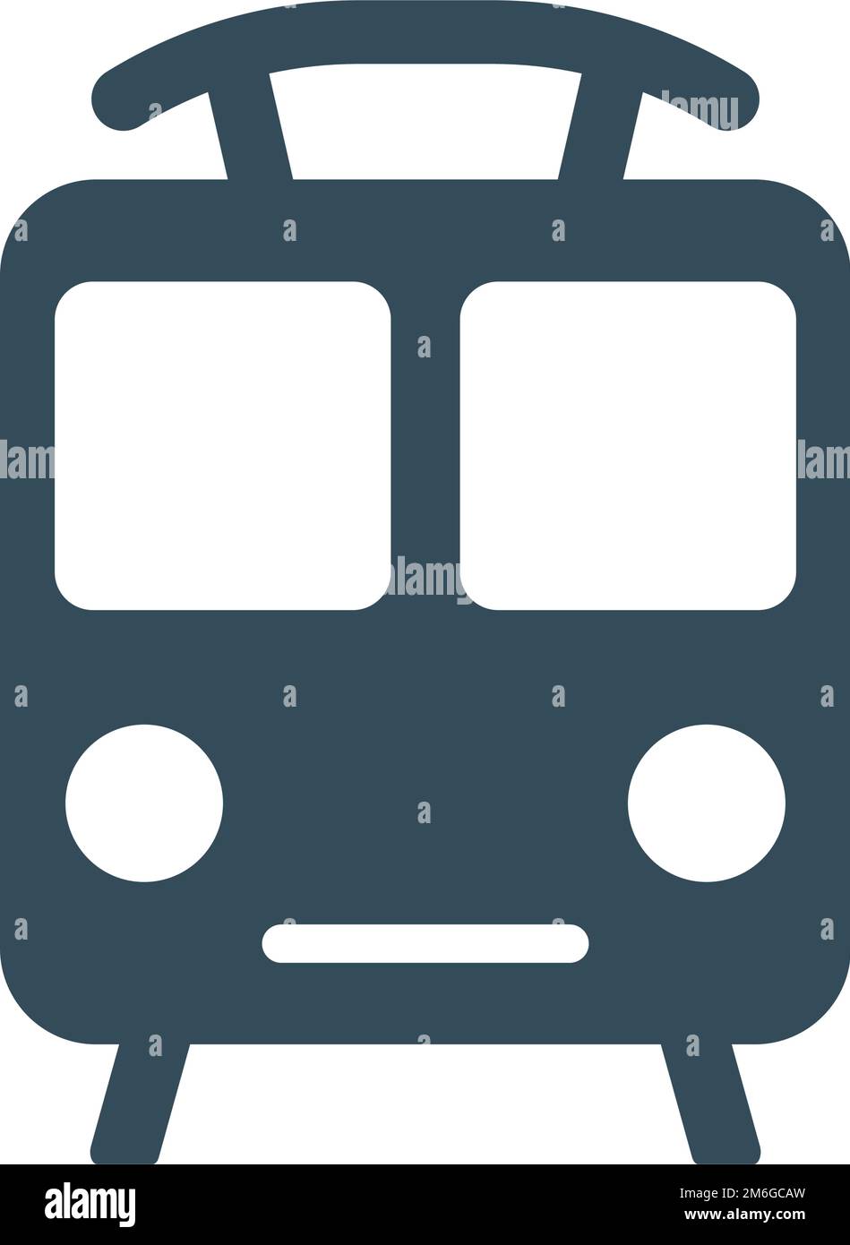 Silhouette der Eisenbahn. Trainieren. U-Bahn. Bearbeitbarer Vektor. Stock Vektor