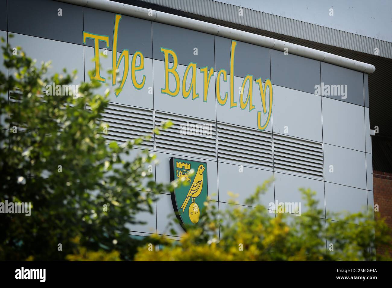 The Barclay Stand - Norwich City gegen Sheffield Wednesday, Sky Bet Championship, Carrow Road, Norwich - 13. August 2016. Stockfoto
