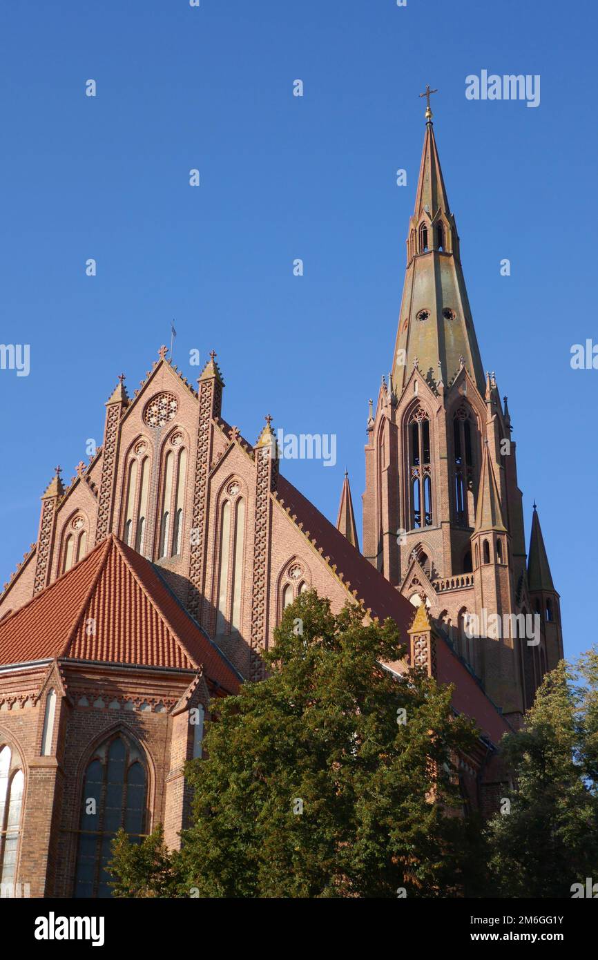 St. Bartholomaei in Demmin Stockfoto