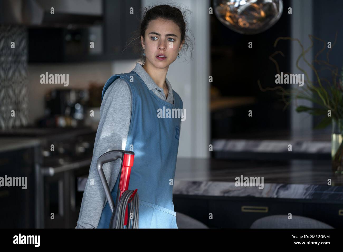 Die Dienstmädchen-TV-Serie Margaret Qualley Stockfoto