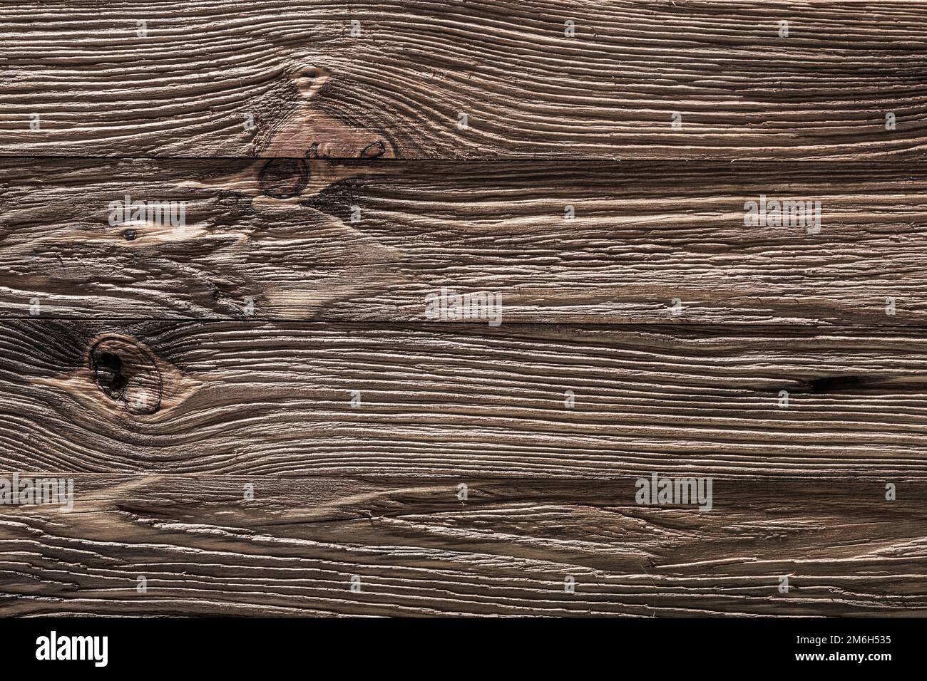 Nahaufnahme auf altmodischer Holzfläche Stockfoto