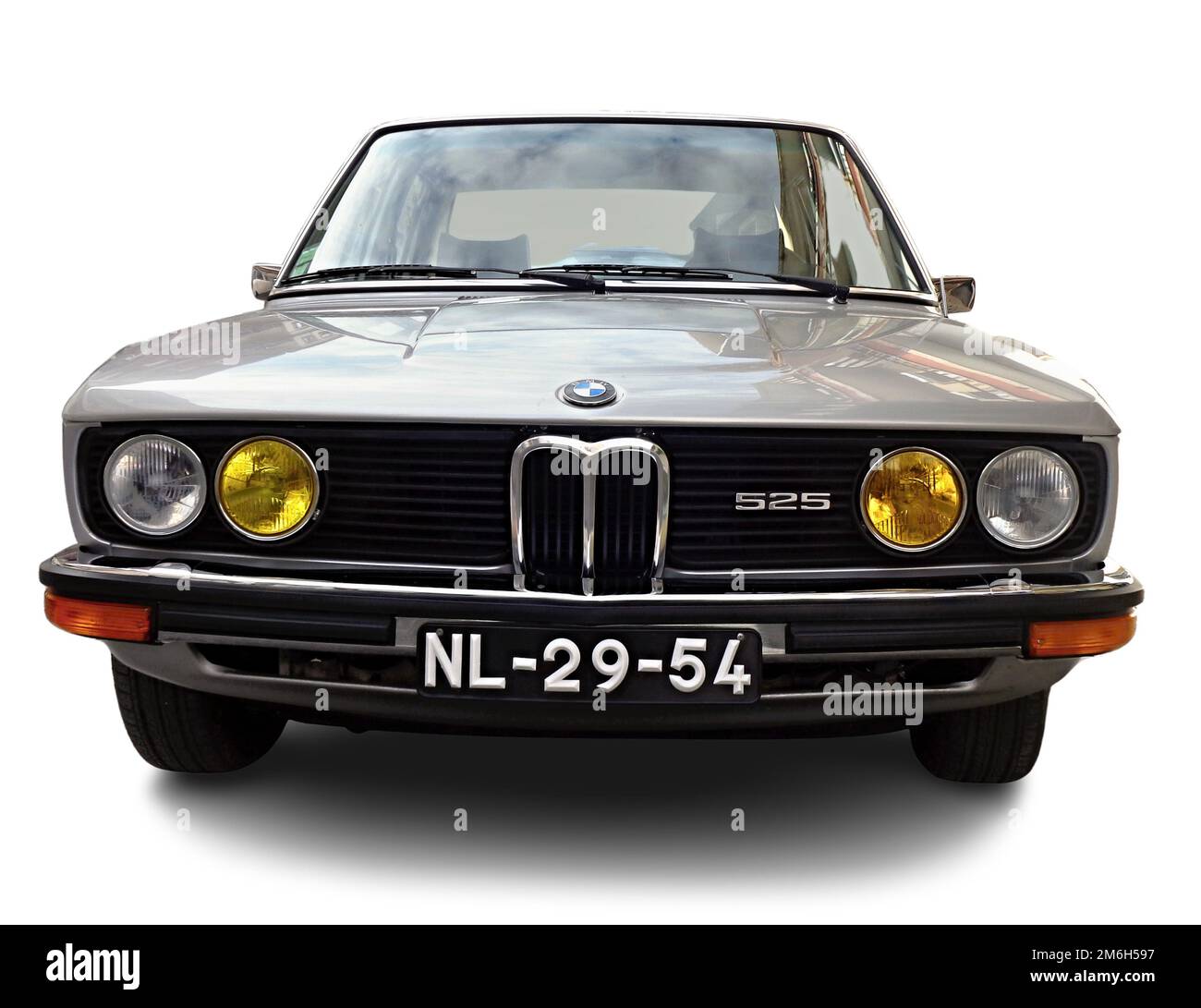 Klassischer BMW 525 - 80er Jahre Stockfoto
