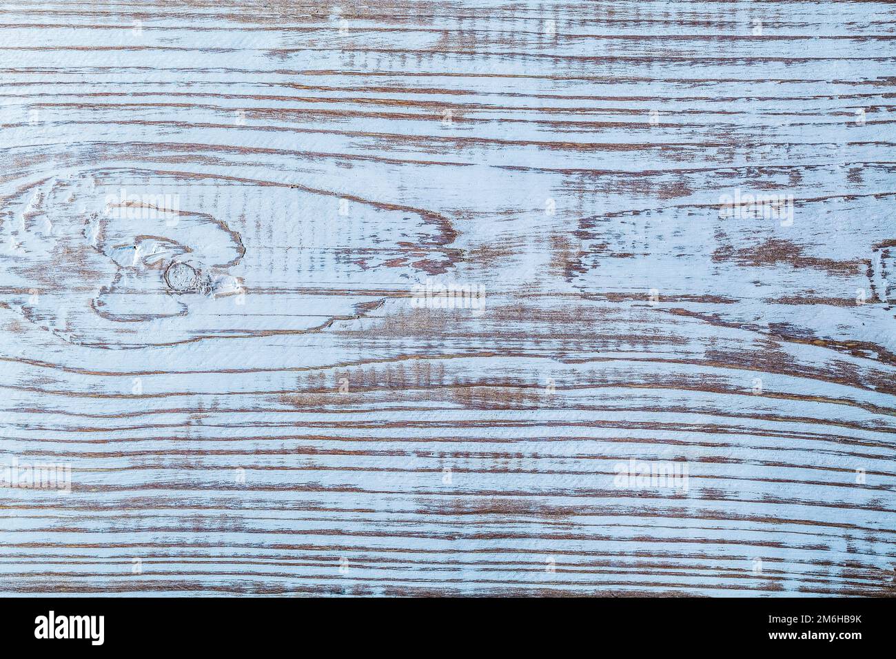 Blick von oben auf den Hintergrund aus natürlichem Holz im Vintage-Stil. Stockfoto