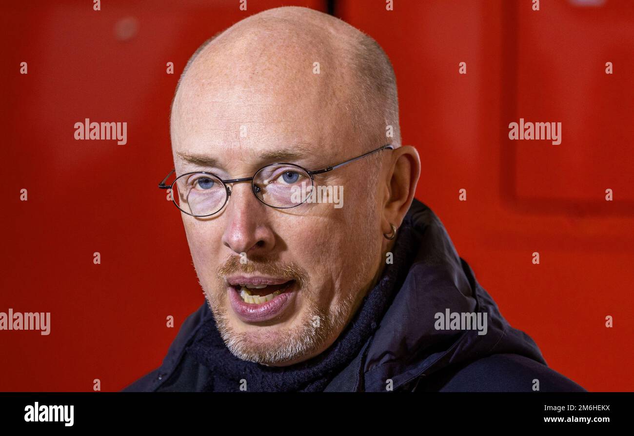 Malchow, Deutschland. 22. November 2022. Christian Pegel (SPD), Innenminister von Mecklenburg-Vorpommern, bei einer Ernennung an der Staatlichen Schule für Brand- und Katastrophenschutz. Kredit: Jens Büttner/dpa/Alamy Live News Stockfoto