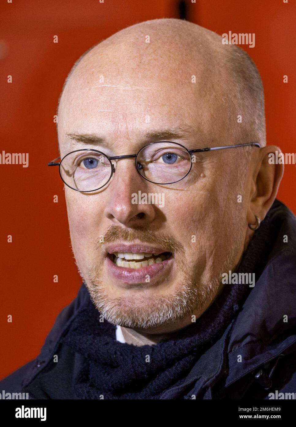 Malchow, Deutschland. 22. November 2022. Christian Pegel (SPD), Innenminister von Mecklenburg-Vorpommern, bei einer Ernennung an der Staatlichen Schule für Brand- und Katastrophenschutz. Kredit: Jens Büttner/dpa/Alamy Live News Stockfoto