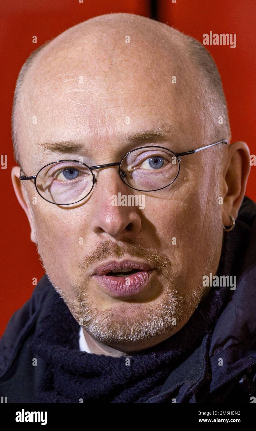 Malchow, Deutschland. 22. November 2022. Christian Pegel (SPD), Innenminister von Mecklenburg-Vorpommern, bei einer Ernennung an der Staatlichen Schule für Brand- und Katastrophenschutz. Kredit: Jens Büttner/dpa/Alamy Live News Stockfoto